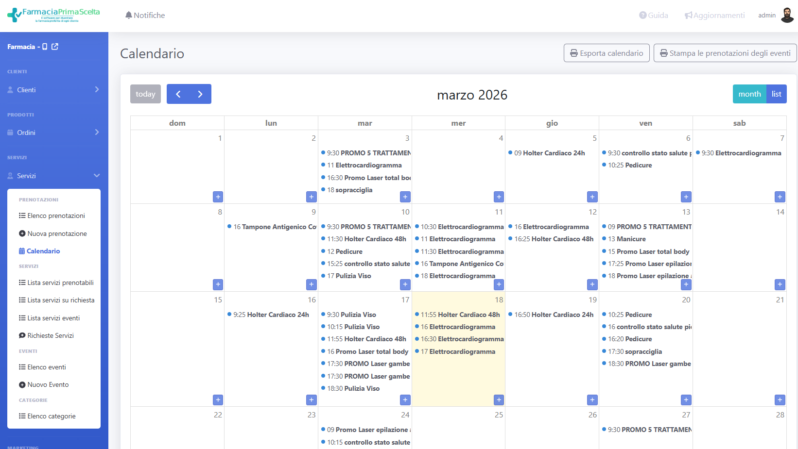 Calendario Unificato